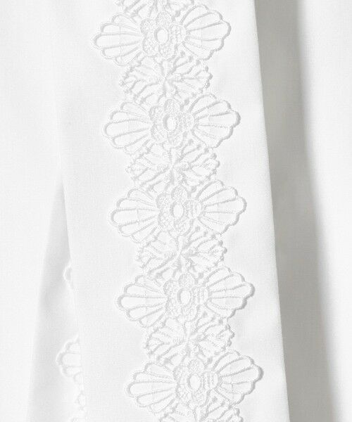 UNITED ARROWS / ユナイテッドアローズ シャツ・ブラウス | レース コンビ ボウタイ リボン ブラウス ‐ウォッシャブル‐ | 詳細6