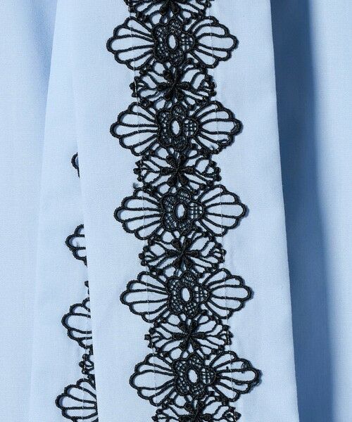 UNITED ARROWS / ユナイテッドアローズ シャツ・ブラウス | レース コンビ ボウタイ リボン ブラウス ‐ウォッシャブル‐ | 詳細18