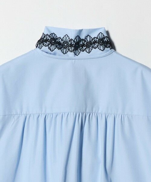 UNITED ARROWS / ユナイテッドアローズ シャツ・ブラウス | レース コンビ ボウタイ リボン ブラウス ‐ウォッシャブル‐ | 詳細19