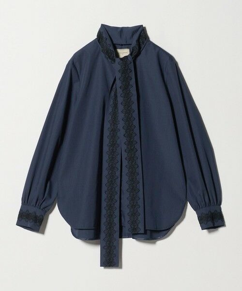 UNITED ARROWS / ユナイテッドアローズ シャツ・ブラウス | レース コンビ ボウタイ リボン ブラウス ‐ウォッシャブル‐ | 詳細27