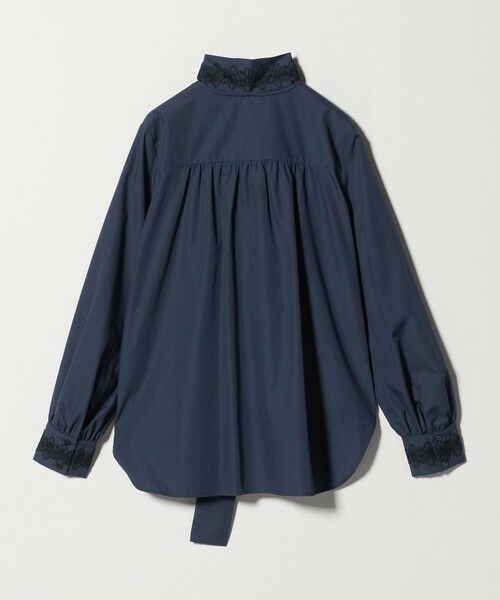 UNITED ARROWS / ユナイテッドアローズ シャツ・ブラウス | レース コンビ ボウタイ リボン ブラウス ‐ウォッシャブル‐ | 詳細28