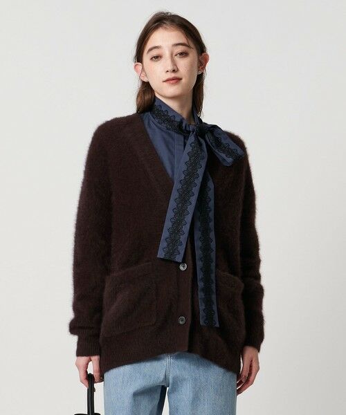 UNITED ARROWS / ユナイテッドアローズ シャツ・ブラウス | レース コンビ ボウタイ リボン ブラウス ‐ウォッシャブル‐ | 詳細25