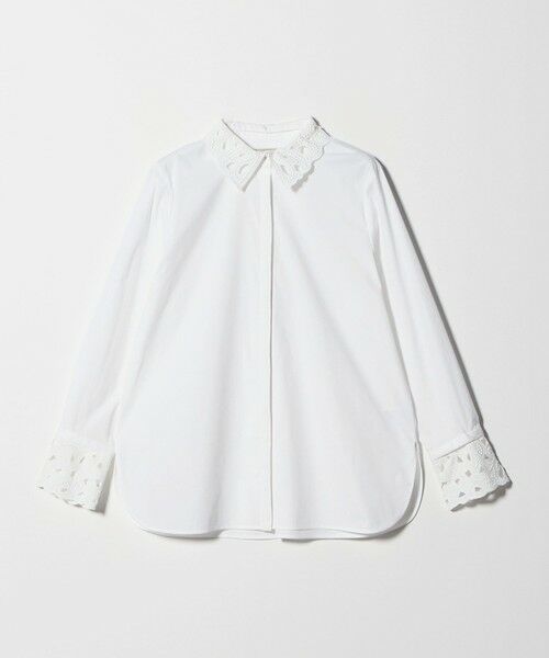 UNITED ARROWS / ユナイテッドアローズ シャツ・ブラウス | エンブロイダリー カラー シャツ ‐ウォッシャブル‐ | 詳細6