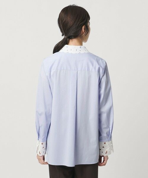 UNITED ARROWS / ユナイテッドアローズ シャツ・ブラウス | エンブロイダリー カラー シャツ ‐ウォッシャブル‐ | 詳細15