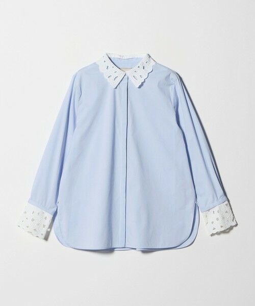 UNITED ARROWS / ユナイテッドアローズ シャツ・ブラウス | エンブロイダリー カラー シャツ ‐ウォッシャブル‐ | 詳細16