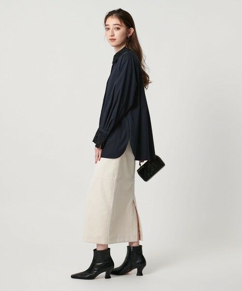 UNITED ARROWS / ユナイテッドアローズ シャツ・ブラウス | エンブロイダリー カラー シャツ ‐ウォッシャブル‐ | 詳細20