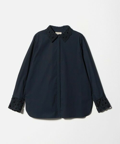 UNITED ARROWS / ユナイテッドアローズ シャツ・ブラウス | エンブロイダリー カラー シャツ ‐ウォッシャブル‐ | 詳細21