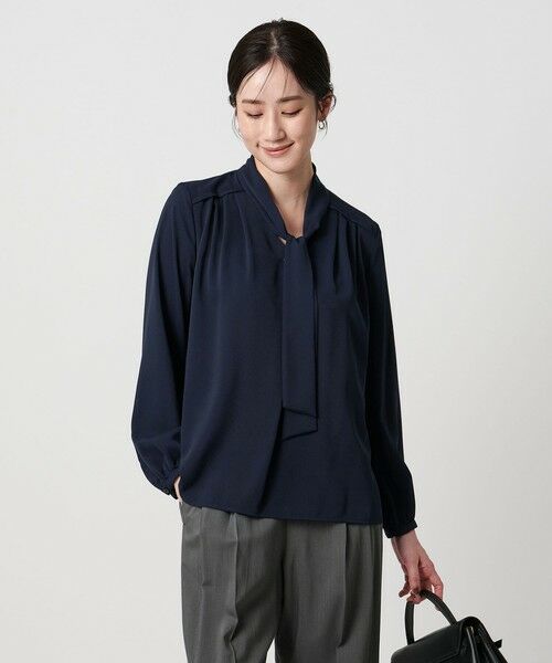 UNITED ARROWS / ユナイテッドアローズ シャツ・ブラウス | ボウタイ ロングスリーブ ブラウス‐ウォッシャブル‐ | 詳細7