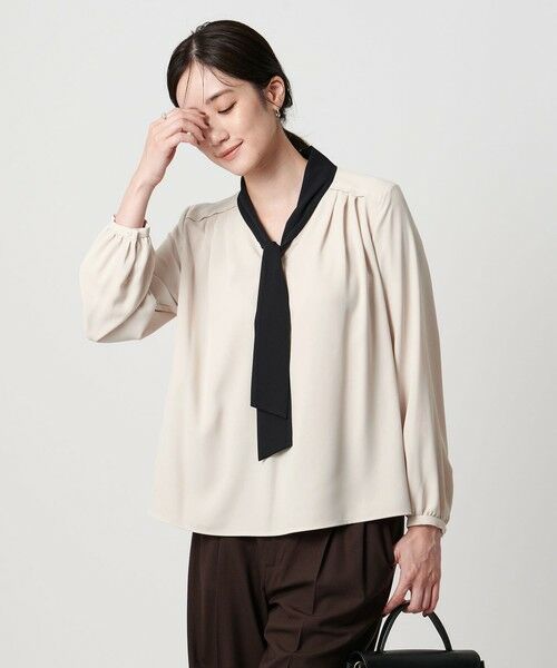 UNITED ARROWS / ユナイテッドアローズ シャツ・ブラウス | ボウタイ ロングスリーブ ブラウス‐ウォッシャブル‐ | 詳細17