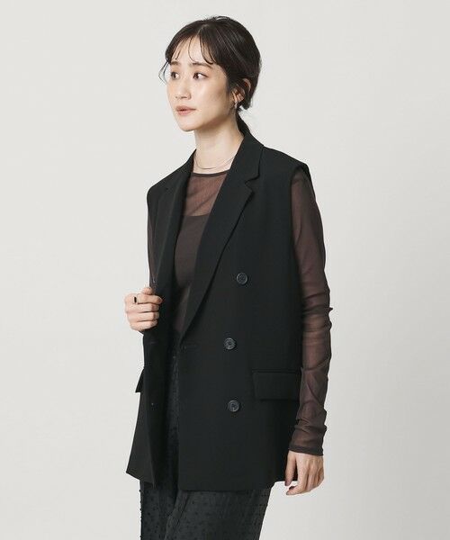 UNITED ARROWS / ユナイテッドアローズ テーラードジャケット | drapy テーラード ミドル ベスト | 詳細1