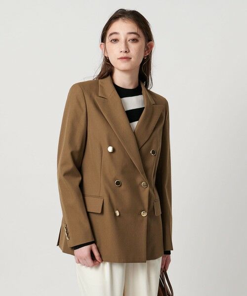 UNITED ARROWS/ユナイテッドアローズ 6B ウール ブレザー 25FW MD. BROWN M(38)