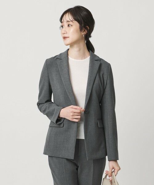 UNITED ARROWS/ユナイテッドアローズ ダブルクロス ジャケット ‐ウォッシャブル‐ DK. GRAY S(36) UNITED ARROWS/ユナイテッドアローズ ダブルクロス ジャケット ‐ウォッシャブル‐ DK. GRAY S(36)