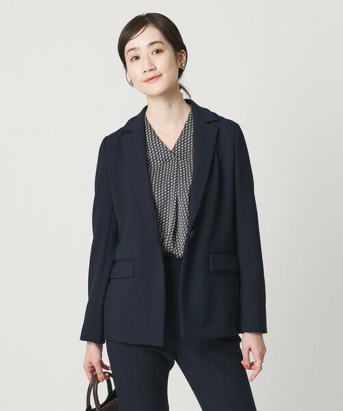 UNITED ARROWS / ユナイテッドアローズ テーラードジャケット | ダブルクロス ジャケット ‐ウォッシャブル‐ | 詳細13