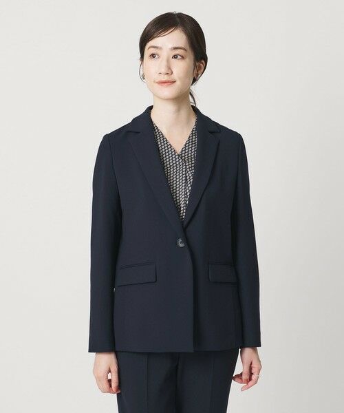UNITED ARROWS / ユナイテッドアローズ テーラードジャケット | ダブルクロス ジャケット ‐ウォッシャブル‐ | 詳細15