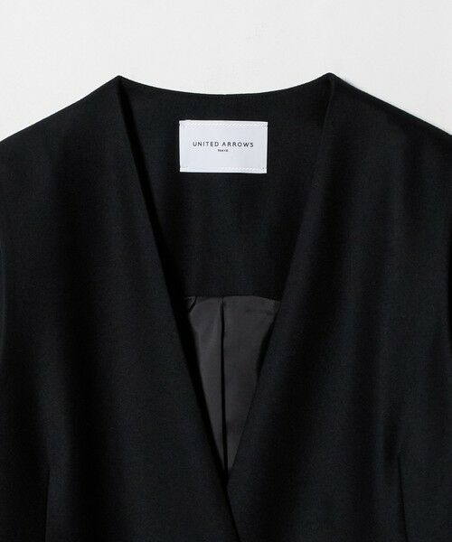 UNITED ARROWS / ユナイテッドアローズ テーラードジャケット | Vネック ノーカラー テーラード ベスト | 詳細6