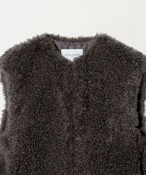 UNITED ARROWS / ユナイテッドアローズ ベスト | ファーライク ボア ベスト | 詳細9