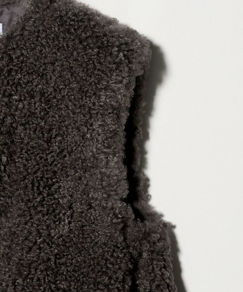 UNITED ARROWS / ユナイテッドアローズ ベスト | ファーライク ボア ベスト | 詳細10