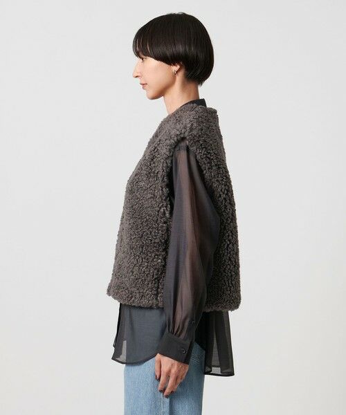 UNITED ARROWS / ユナイテッドアローズ ベスト | ファーライク ボア ベスト | 詳細5