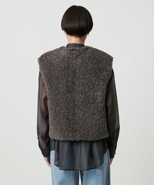 UNITED ARROWS / ユナイテッドアローズ ベスト | ファーライク ボア ベスト | 詳細6