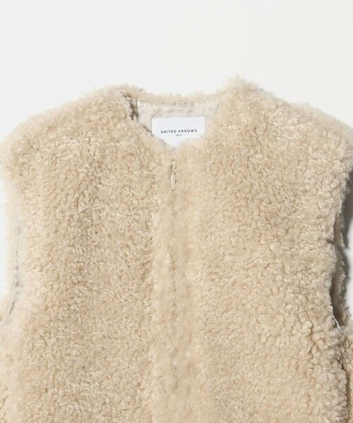 UNITED ARROWS / ユナイテッドアローズ ベスト | ファーライク ボア ベスト | 詳細21