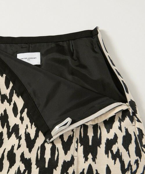 UNITED ARROWS / ユナイテッドアローズ ミニ・ひざ丈スカート | レオパード ジャガード フレアスカート | 詳細12