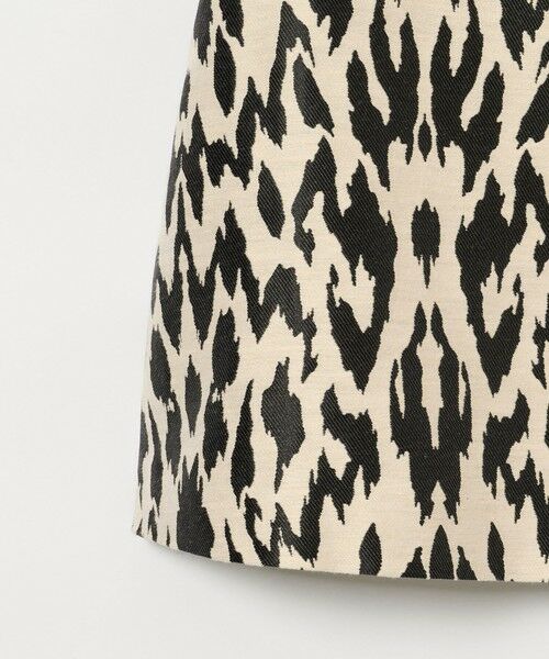 UNITED ARROWS / ユナイテッドアローズ ミニ・ひざ丈スカート | レオパード ジャガード フレアスカート | 詳細13