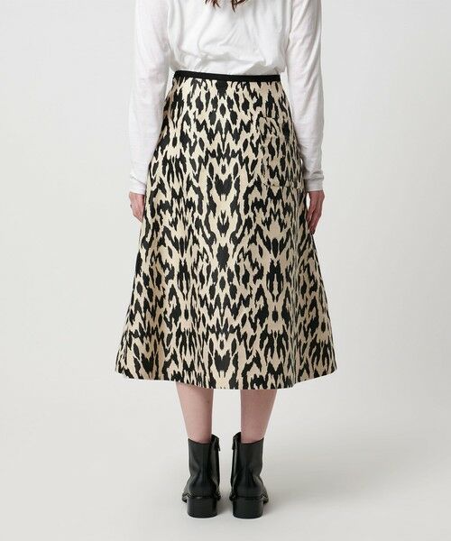 UNITED ARROWS / ユナイテッドアローズ ミニ・ひざ丈スカート | レオパード ジャガード フレアスカート | 詳細6