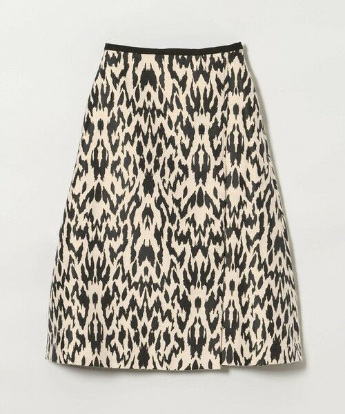 UNITED ARROWS / ユナイテッドアローズ ミニ・ひざ丈スカート | レオパード ジャガード フレアスカート | 詳細7