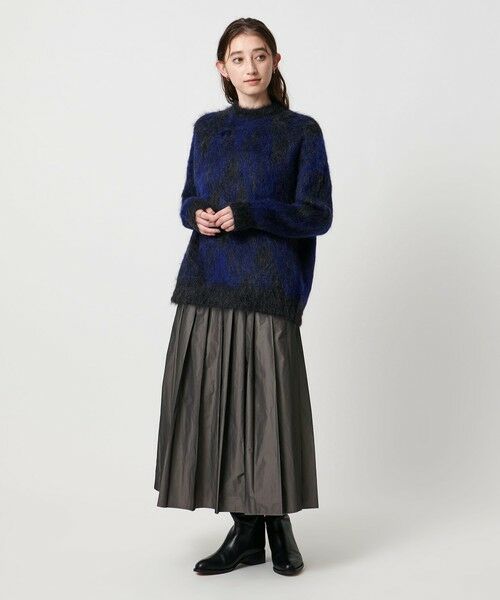 UNITED ARROWS / ユナイテッドアローズ ロング・マキシ丈スカート | シャンブレー タフタ プリーツ スカート | 詳細3