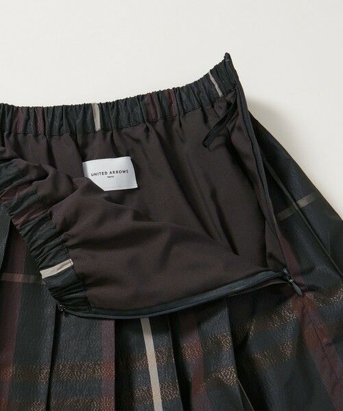 UNITED ARROWS / ユナイテッドアローズ ロング・マキシ丈スカート | チェック タフタ プリーツスカート | 詳細11
