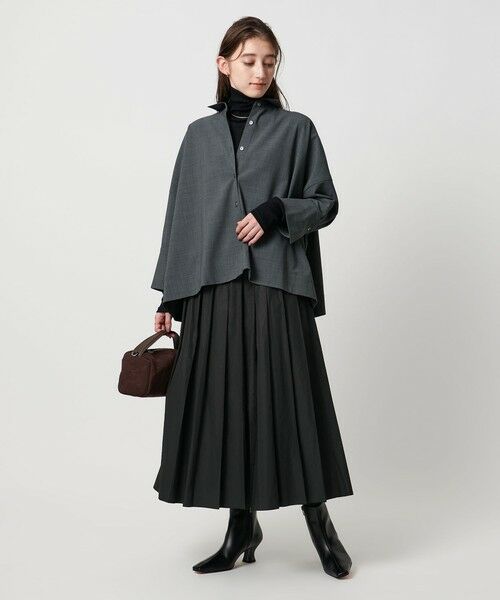 UNITED ARROWS / ユナイテッドアローズ ロング・マキシ丈スカート | タフタ プリーツ ラメ スカート | 詳細3