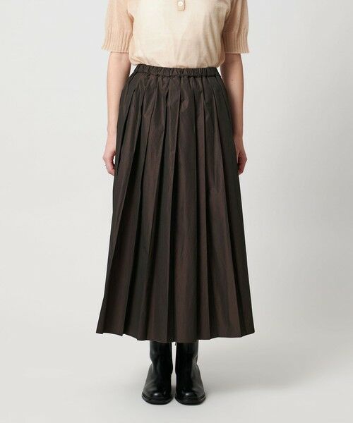 UNITED ARROWS / ユナイテッドアローズ ロング・マキシ丈スカート | タフタ プリーツ ラメ スカート | 詳細11