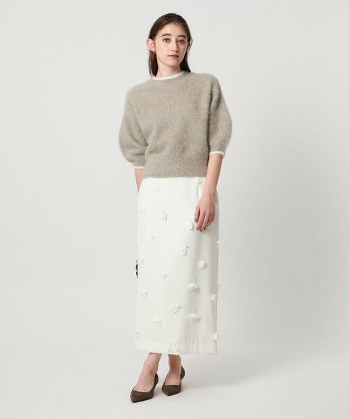 UNITED ARROWS / ユナイテッドアローズ ロング・マキシ丈スカート | ３D フラワー ロング タイトスカート | 詳細2