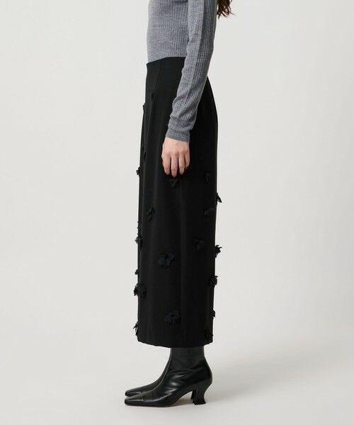 UNITED ARROWS / ユナイテッドアローズ ロング・マキシ丈スカート | ３D フラワー ロング タイトスカート | 詳細10