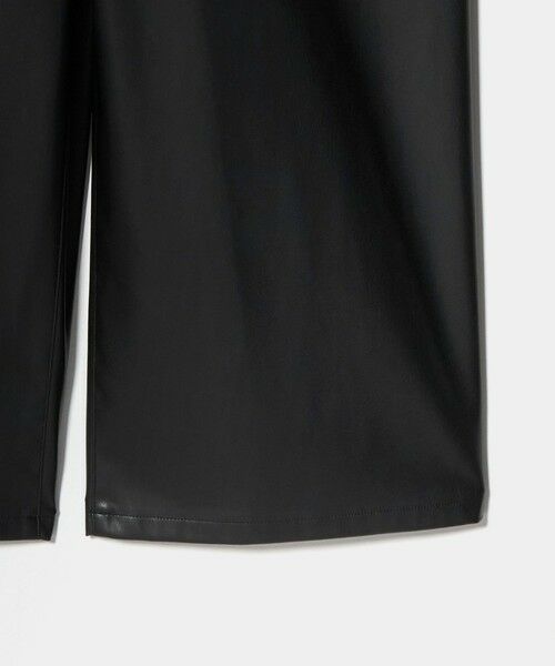 UNITED ARROWS / ユナイテッドアローズ サロペット・オールインワン | レザーライク サロペット パンツ‐ウォッシャブル‐ | 詳細12