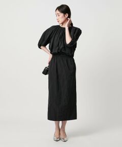 UNITED ARROWS / ユナイテッドアローズ ロング・マキシ丈ワンピース | ギャザー ワンピース‐ウォッシャブル‐