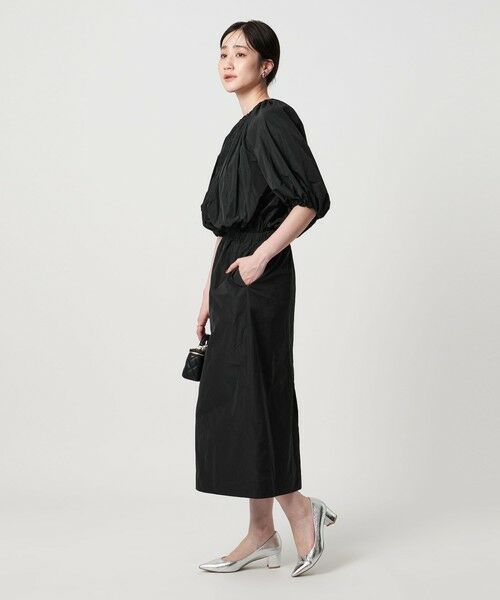 UNITED ARROWS / ユナイテッドアローズ ロング・マキシ丈ワンピース | ギャザー ワンピース‐ウォッシャブル‐ | 詳細2