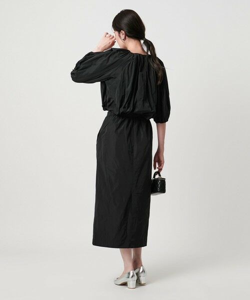 UNITED ARROWS / ユナイテッドアローズ ロング・マキシ丈ワンピース | ギャザー ワンピース‐ウォッシャブル‐ | 詳細3