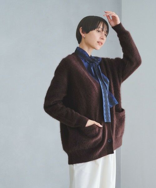 UNITED ARROWS / ユナイテッドアローズ カーディガン・ボレロ | フォックスカシミヤ ミドル カーディガン | 詳細1