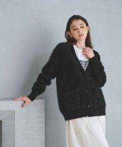 UNITED ARROWS & SONS 無地ブラック カーディガン UNITED ARROWS & SONS（ユナイテッドアローズアンドサンズ）の