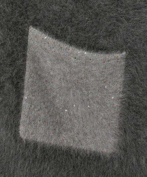 UNITED ARROWS / ユナイテッドアローズ カーディガン・ボレロ | フォックスカシミヤ スパンコール ミドル カーディガン | 詳細18