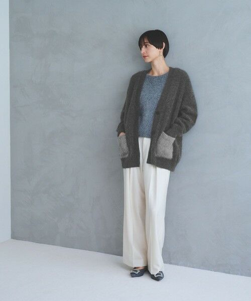 UNITED ARROWS / ユナイテッドアローズ カーディガン・ボレロ | フォックスカシミヤ スパンコール ミドル カーディガン | 詳細11