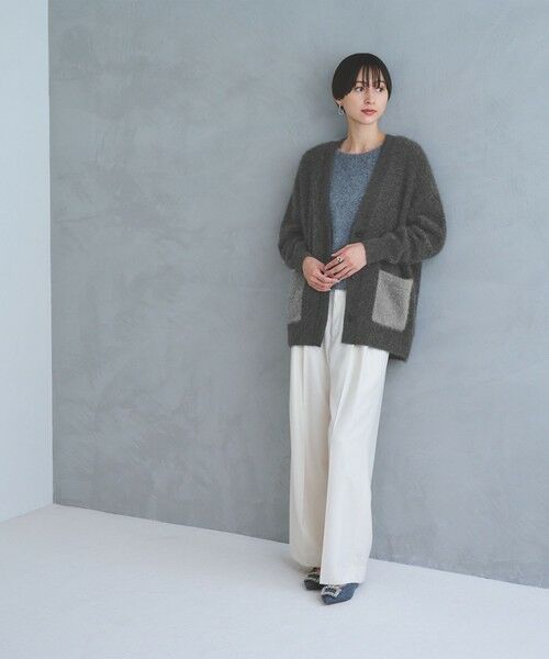 UNITED ARROWS / ユナイテッドアローズ カーディガン・ボレロ | フォックスカシミヤ スパンコール ミドル カーディガン | 詳細12