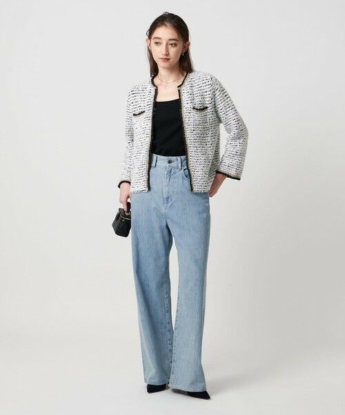 UNITED ARROWS / ユナイテッドアローズ カーディガン・ボレロ | ツイードライク ニットカーディガン | 詳細3