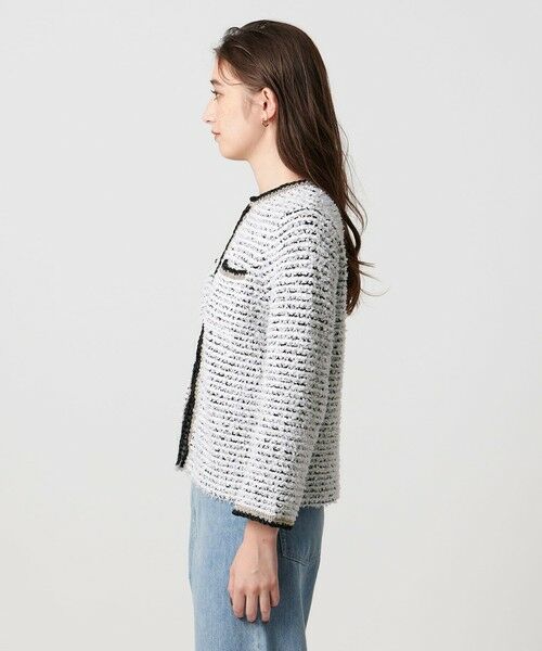 UNITED ARROWS / ユナイテッドアローズ カーディガン・ボレロ | ツイードライク ニットカーディガン | 詳細5