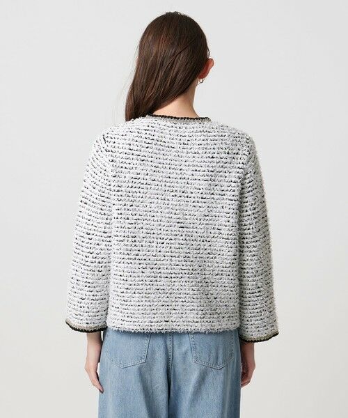 UNITED ARROWS / ユナイテッドアローズ カーディガン・ボレロ | ツイードライク ニットカーディガン | 詳細6