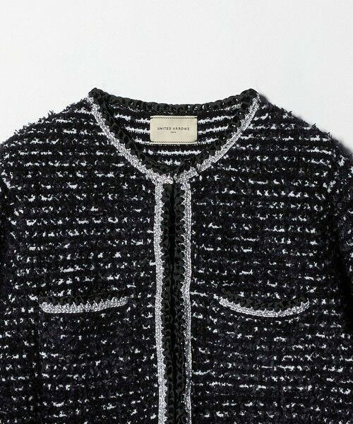 UNITED ARROWS / ユナイテッドアローズ カーディガン・ボレロ | ツイードライク ニットカーディガン | 詳細16