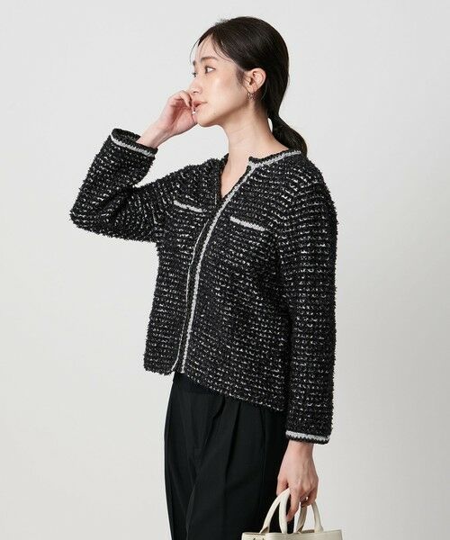 UNITED ARROWS / ユナイテッドアローズ カーディガン・ボレロ | ツイードライク ニットカーディガン | 詳細12