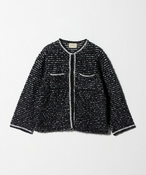 UNITED ARROWS / ユナイテッドアローズ カーディガン・ボレロ | ツイードライク ニットカーディガン | 詳細14