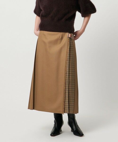 UNITED ARROWS / ユナイテッドアローズ ミニ・ひざ丈スカート | 【別注】＜O’NEIL of DUBLIN＞チェック コンビ スカート | 詳細1